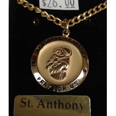 St Anthony Medal with chain